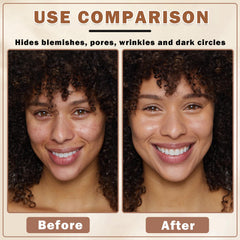 QIUFSSE texture on hand demonstrating lightweight, blendable finish for smooth skin