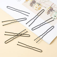 QIUTIMIY close-up of U-shaped metal pins highlighting smooth tips and durability