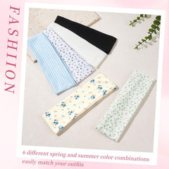 QIUTIMIY six headband designs laid flat showing versatile style options