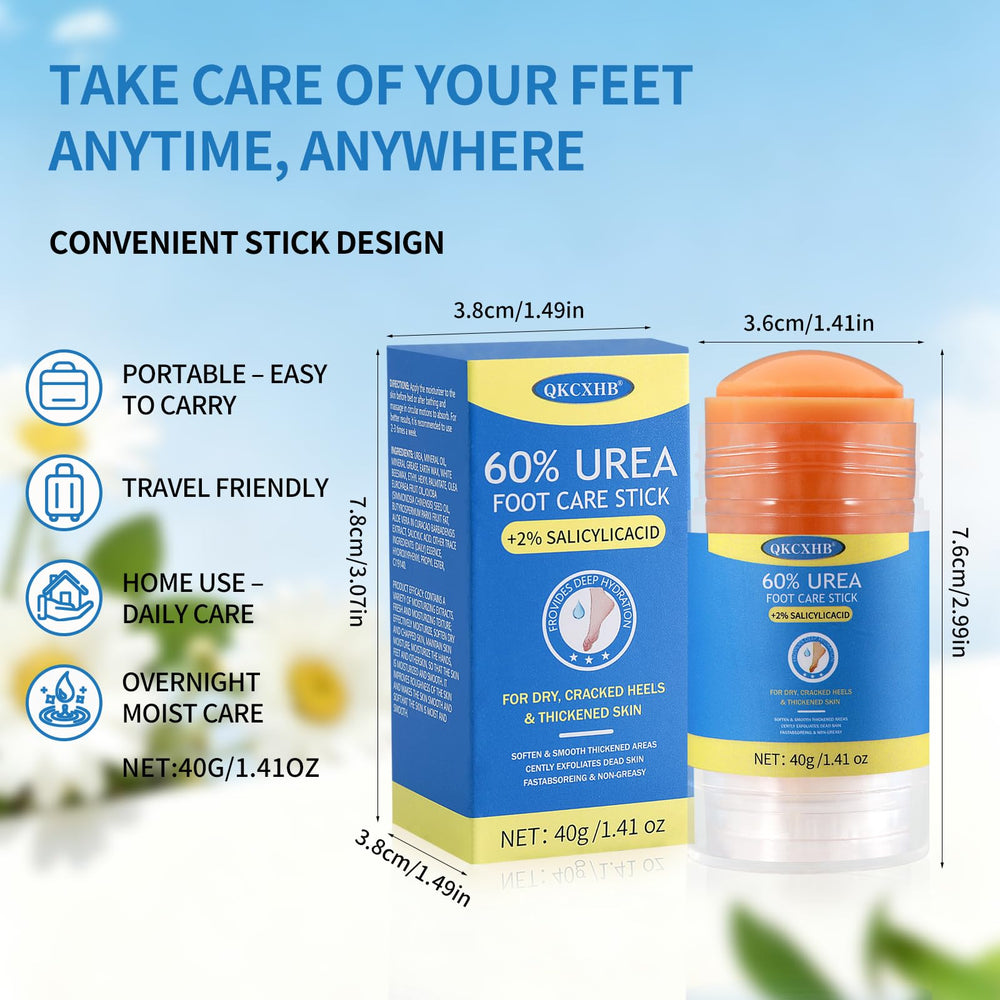 QKCXHB heel stick inside a travel bag showing TSA-friendly convenience