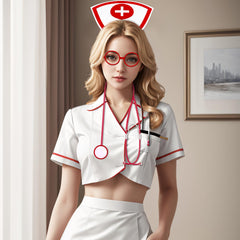 QLINLEAF model wearing costume in lifestyle scene demonstrating party-ready styling