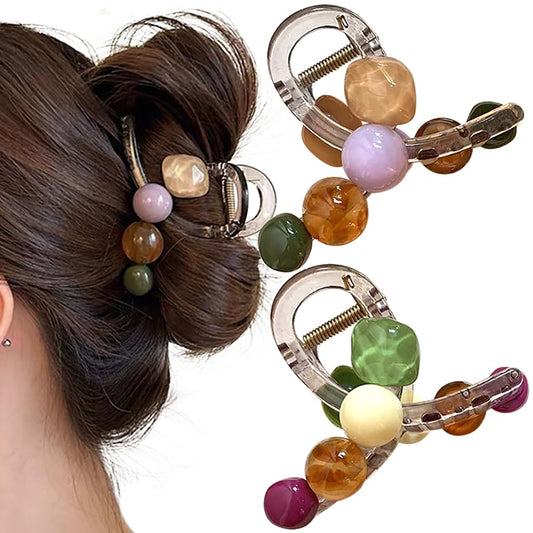 Qojai front packaging showing two colorful clips and easy styling benefit