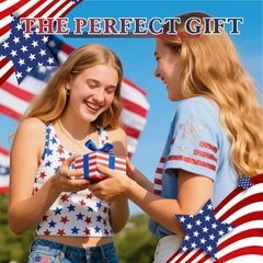 Qtaikong outdoor picnic scene with bows adding patriotic flair to casual celebrations
