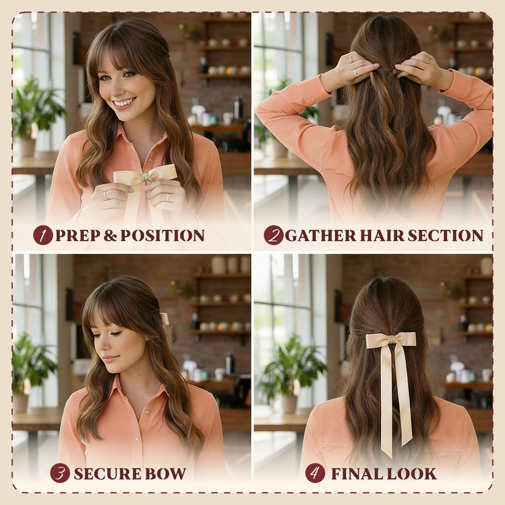 Qtaikong three clips laid flat showing color variety and matching benefit
