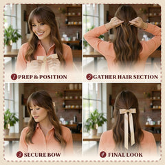 Qtaikong three clips laid flat showing color variety and matching benefit