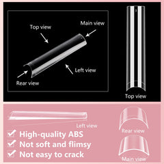 Quaferen smooth tip surface detail, ideal for clean gel and acrylic finishes
