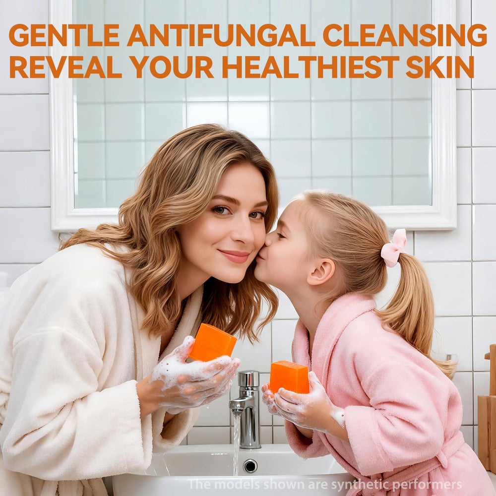 QualiLife foaming net with bars laid flat highlighting included accessory for lasting lather