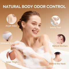 QualiLife used on feet displaying deep-cleansing odor control