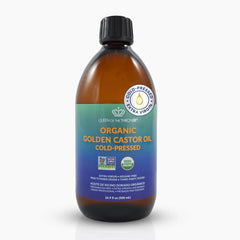 QUEEN OF THE THRONES front bottle showing 500ml and organic label benefits