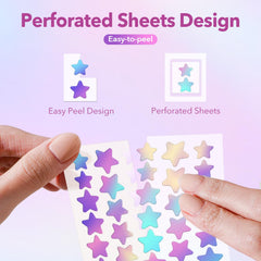 QUSTERE individually sealed pouch to keep patches sterile and travel-friendly