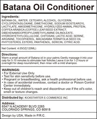 Qytin Batana ingredient label close-up highlighting cold-extraction sourcing
