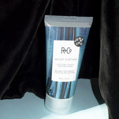 R+Co on bathroom vanity staged for lifestyle appeal and daily routine use