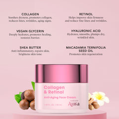 Radiant Aura cream applied on hand demonstrating lightweight absorption benefit
