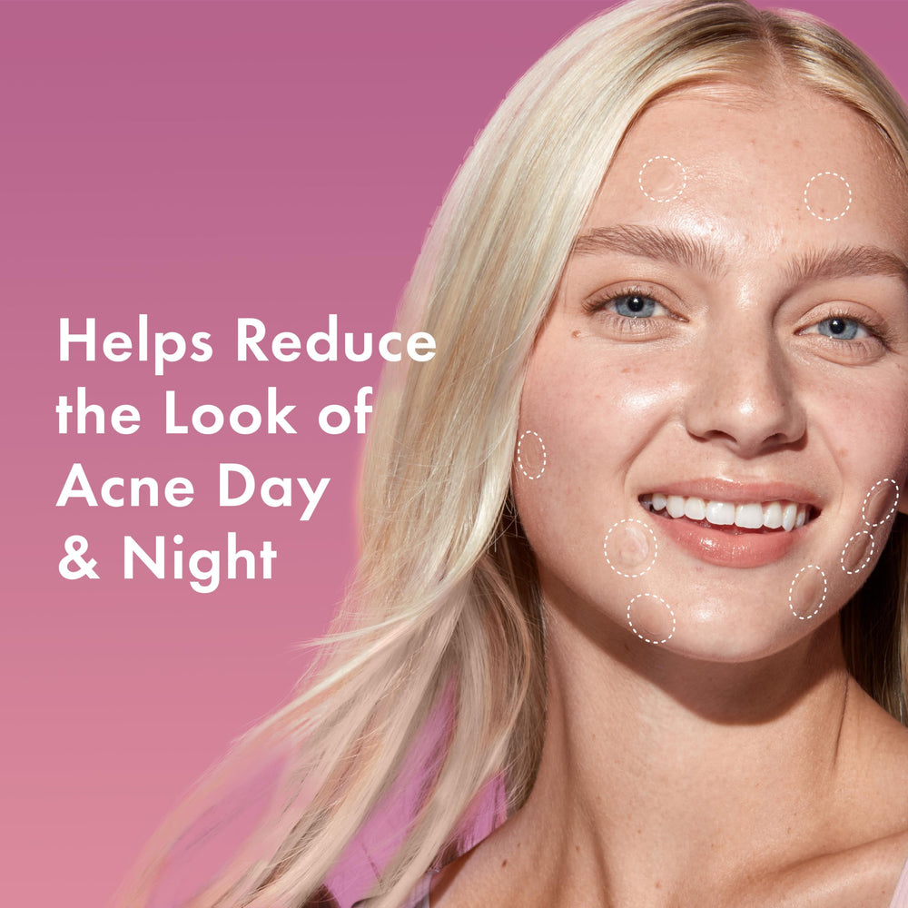 Rael invisible patch applied on face during daytime for discreet coverage
