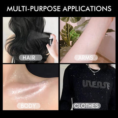 Ragkun hair streak application showing instant festival-ready highlights