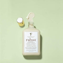 Rahua conditioner with palo santo and rainforest botanicals showing natural aroma benefit