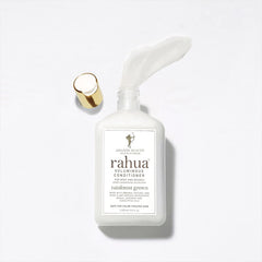 Rahua conditioner creamy texture close-up showing lightweight spreadability