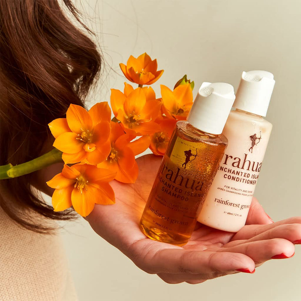Rahua rich lather texture demonstrating gentle, non-stripping cleanse