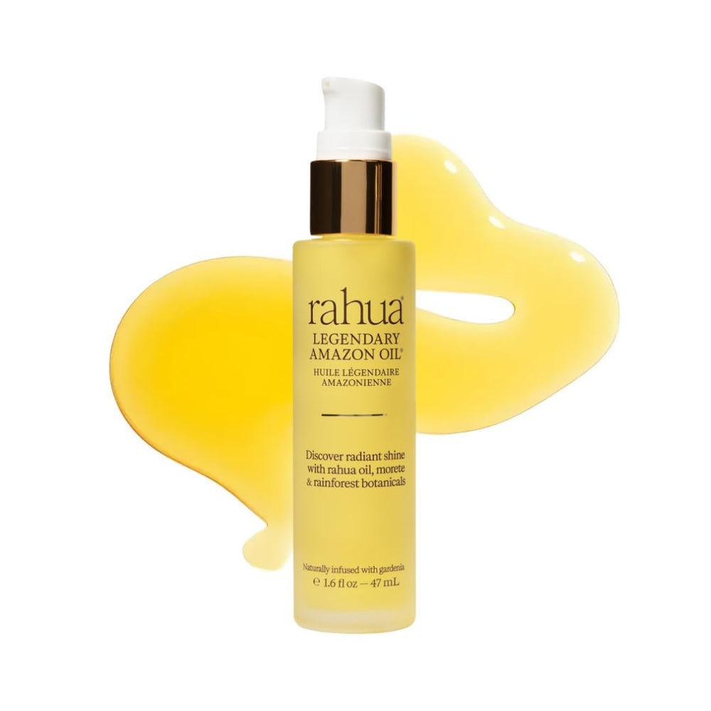 Rahua front packaging 1.6 fl oz showing product and benefit of frizz control
