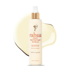Rahua front packaging showing heat protectant and natural benefits