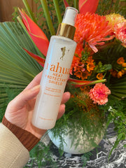 Rahua styling before and after smoothing for reduced frizz and gloss