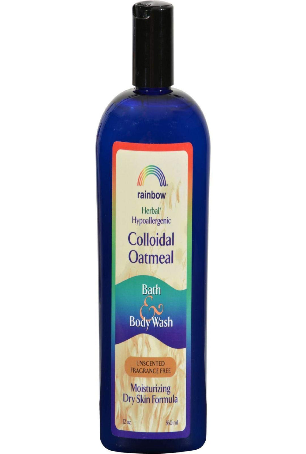 Rainbow Research front packaging 12 oz bottle showing label and unscented benefit