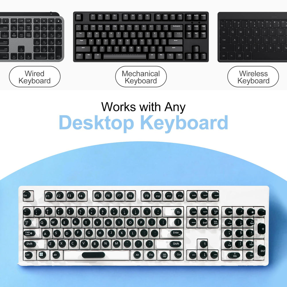 Raisetip next to ruler showing keycap dimensions for sizing clarity
