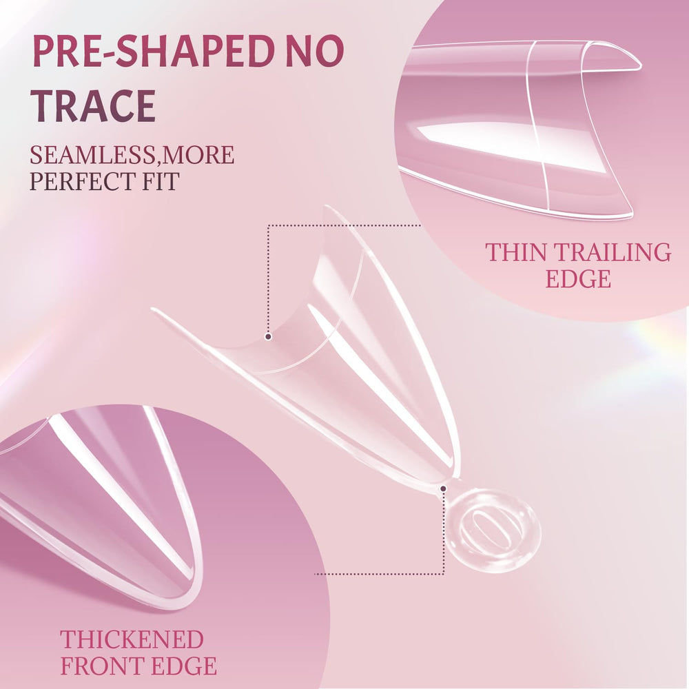 ranrose close-up of tip seam showing smooth edge for seamless blending benefit