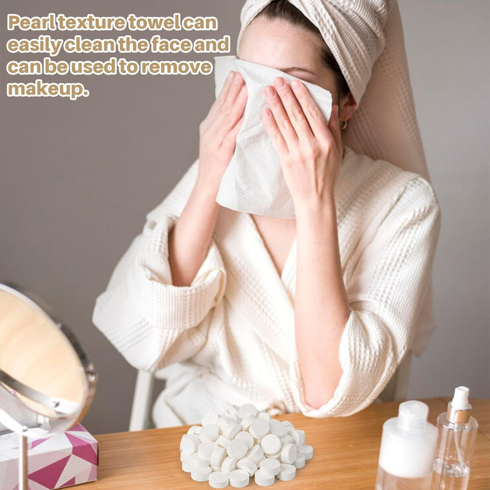 RAQEHO towel used outdoors wiping hands showing quick-clean benefit