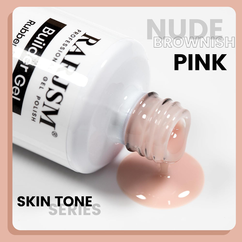 RARJSM applied on nail extensions demonstrating natural nude finish benefit