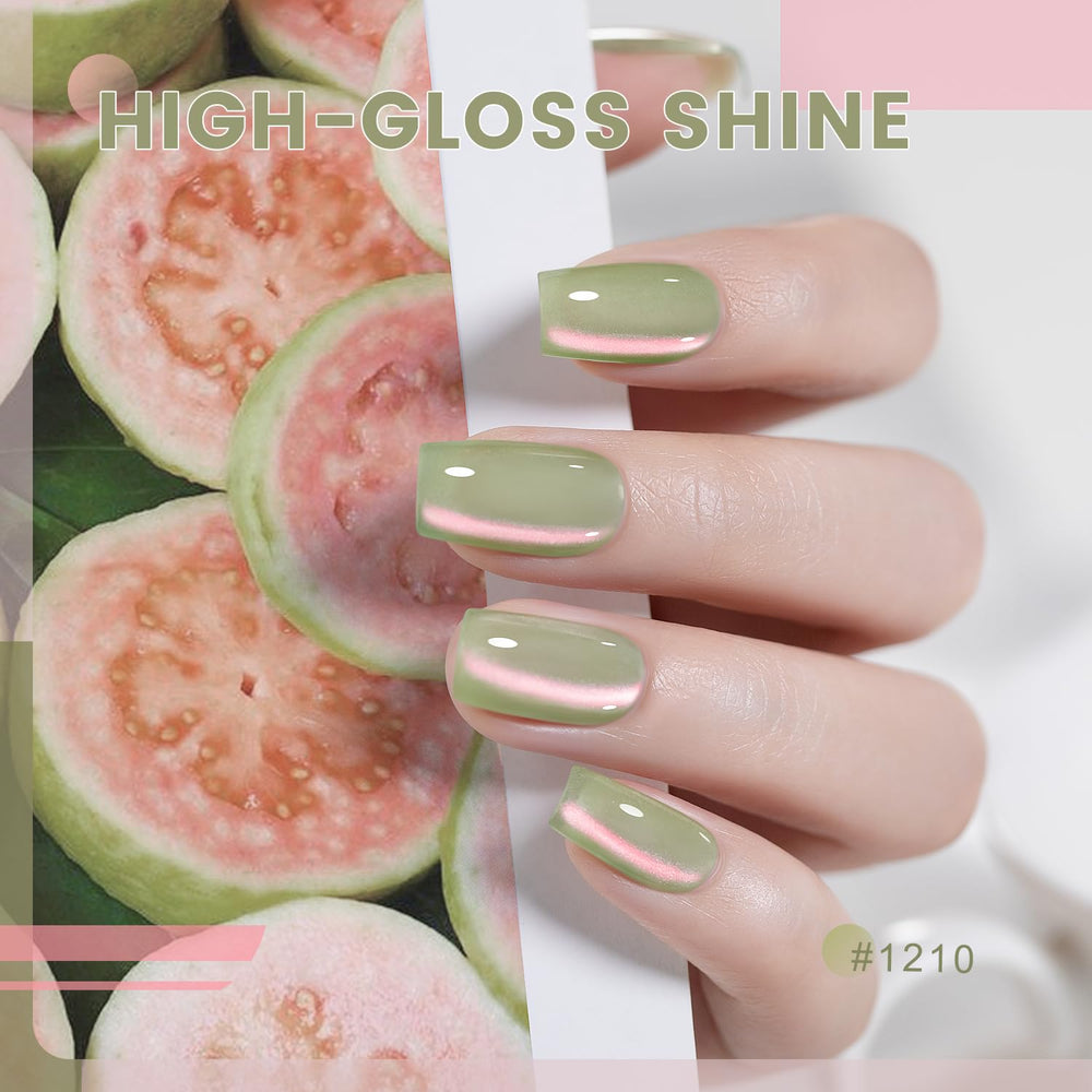 RARJSM brush stroke on nail tip showing smooth coverage and precise lines benefit