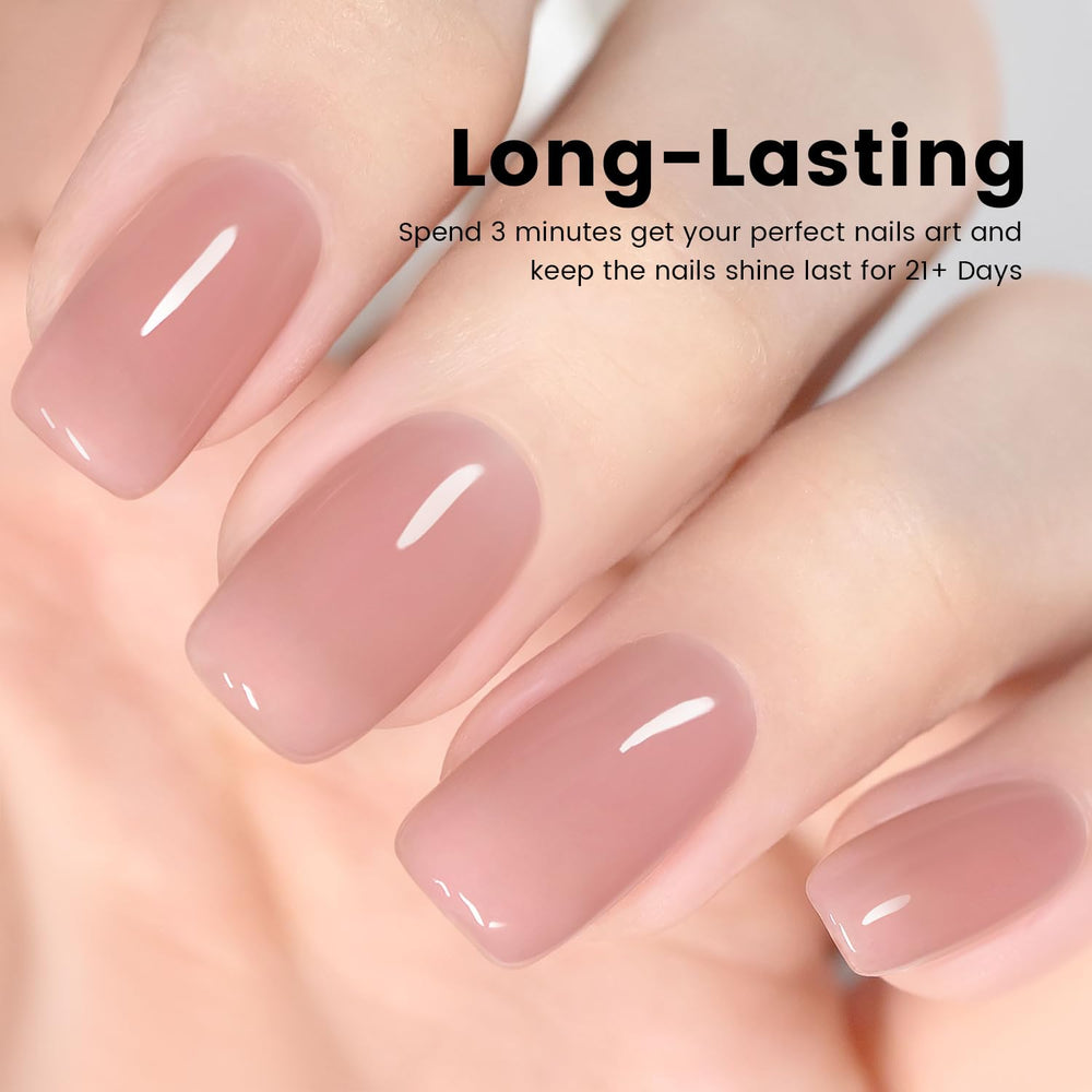 RARJSM brush applying base near cuticle demonstrating precise control and clean edges