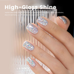RARJSM close-up chunky flakes reveal iridescent depth and sparkle