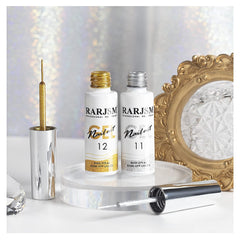 RARJSM close-up of built-in thin brush tip delivering controlled strokes for detailed nail art
