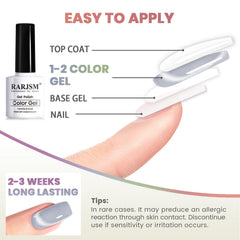 RARJSM cured cat eye manicure on hand in lifestyle scene benefit: glossy finished look