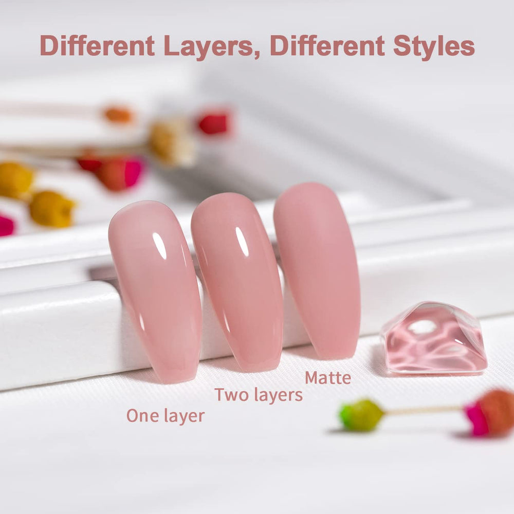 RARJSM extension build showing 1cm nail extension strength and shape retention