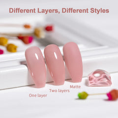 RARJSM extension build showing 1cm nail extension strength and shape retention