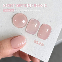 RARJSM applied French manicure example showing clean natural tips