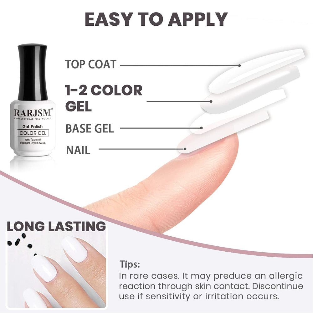 RARJSM applied French manicure in use illustrating crisp tip definition