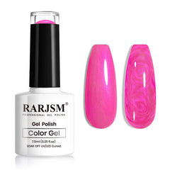 RARJSM bottle front view showing fuchsia purple iridescence and shimmer benefit