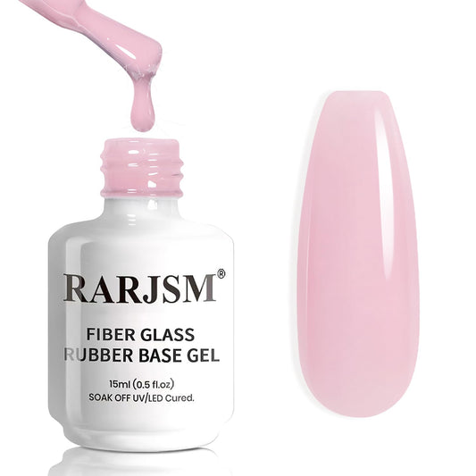 RARJSM front bottle shot showing nude amber pink gel and professional packaging benefit