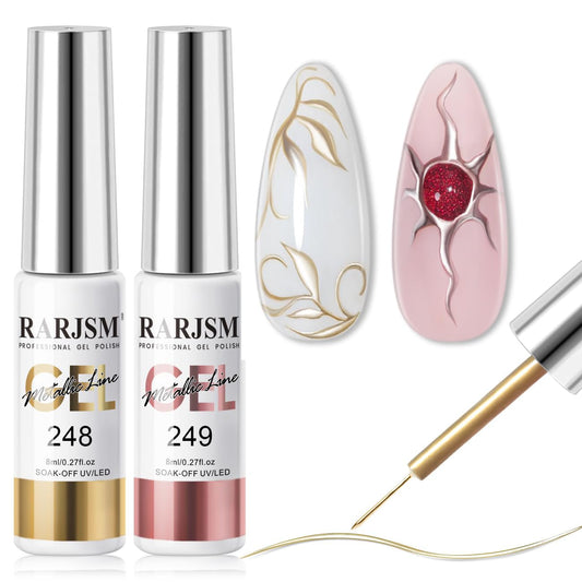 RARJSM front bottle showing metallic chrome finish and precise brush benefit