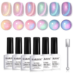 RARJSM front packaging of six-color cat eye set showing kit benefit clarity