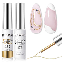 RARJSM front packaging showing bronze and white bottles and set benefit of chrome accents