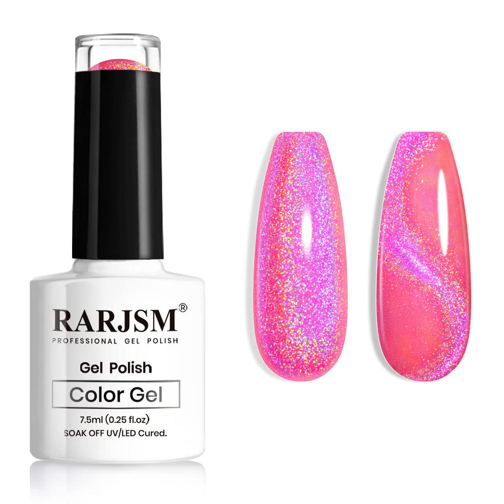 RARJSM front packaging showing hot pink galaxy finish and compact bottle benefit