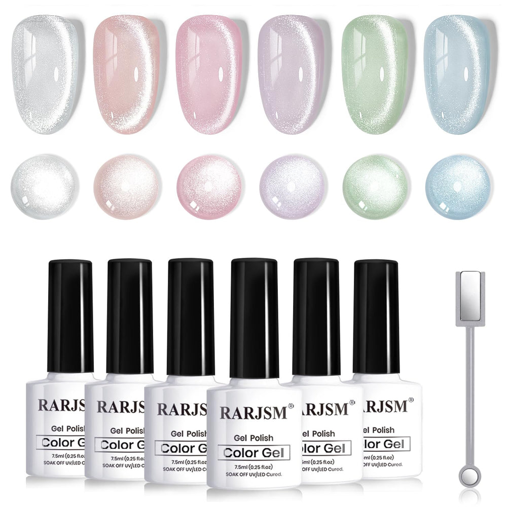 RARJSM front packaging showing six bottles and magnet stick for versatile looks