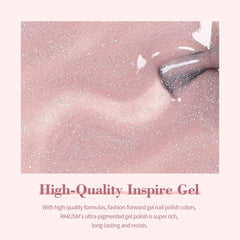 RARJSM glitter iridescence under light demonstrating luminous sparkle benefit