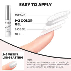 RARJSM application in salon, built-in brush speeds up professional nail designs