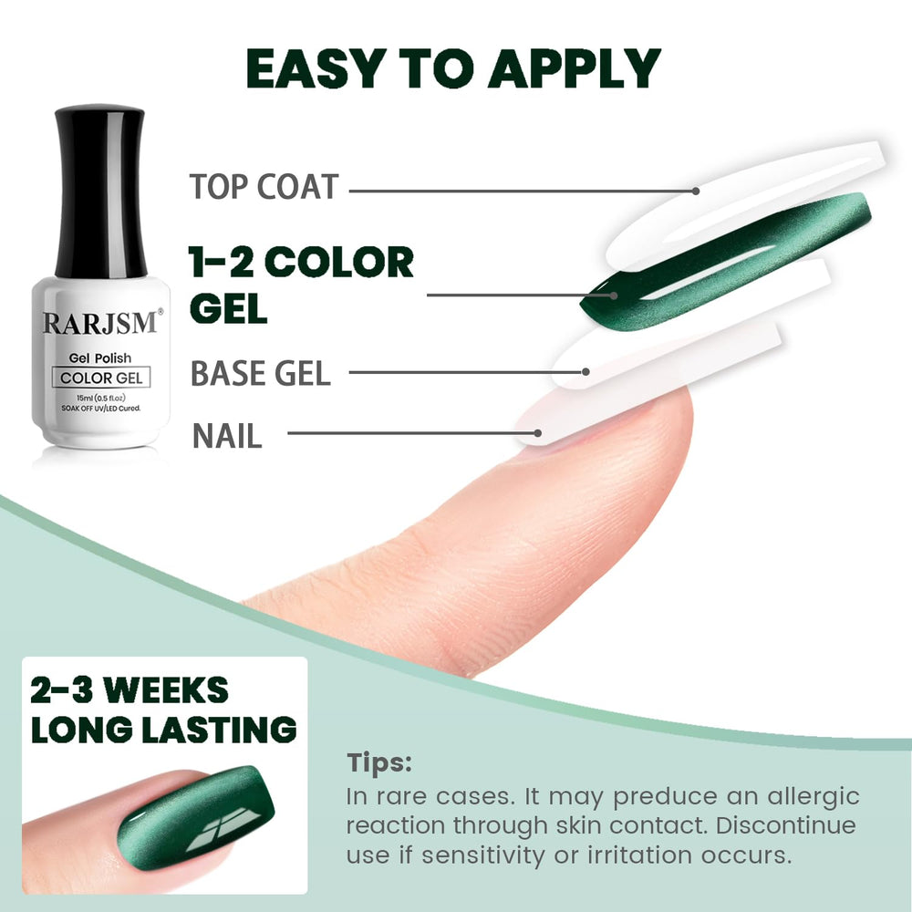 RARJSM label close-up highlighting product name and usable gel benefits