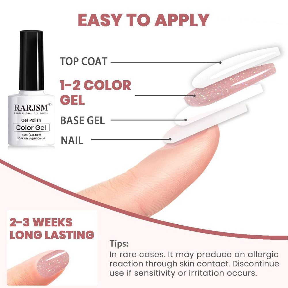 RARJSM hands at cafe table showcasing natural nude sparkle for everyday wear